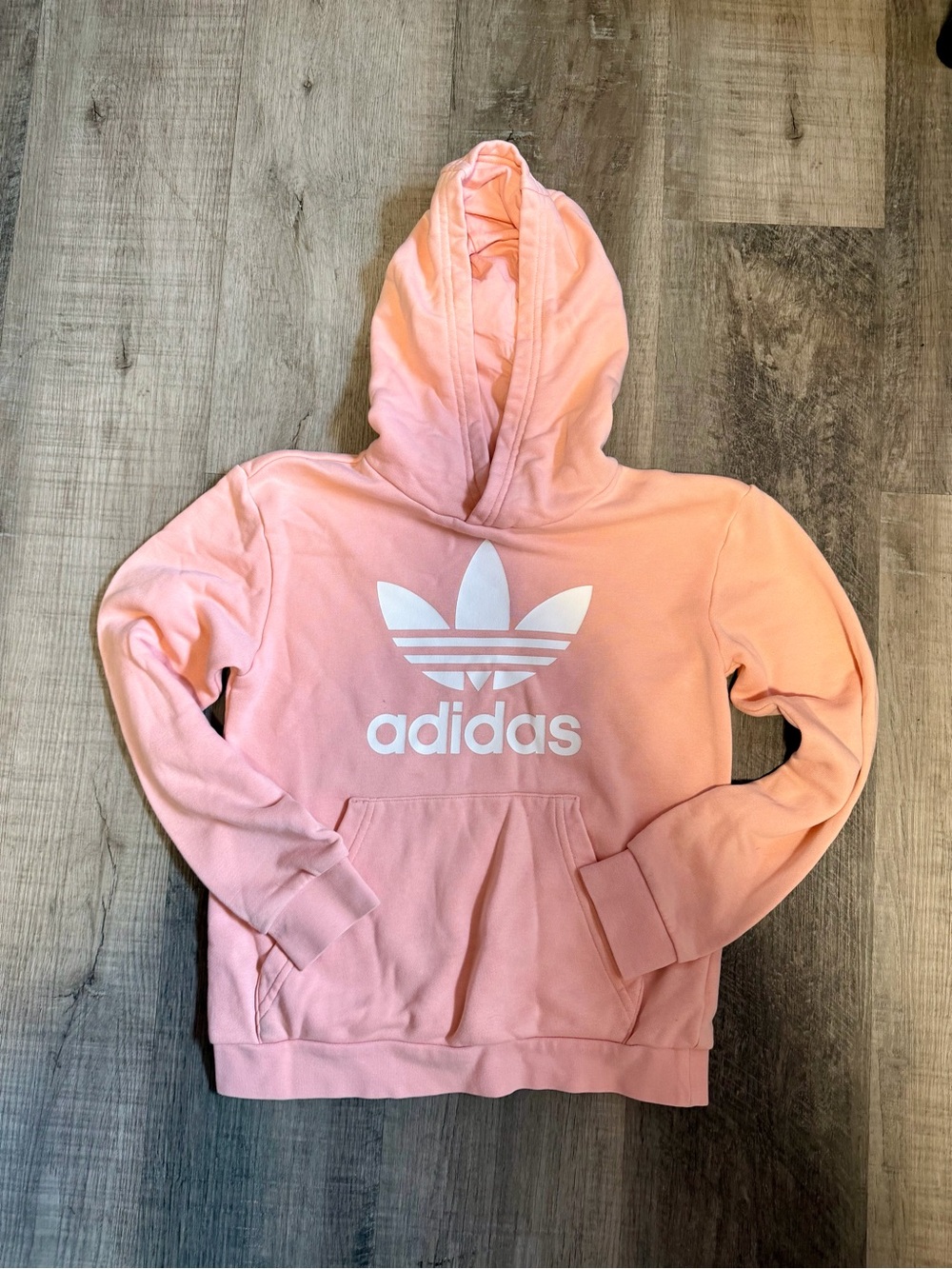 adidas Light Pink Trefoil Pullover Hoodie
